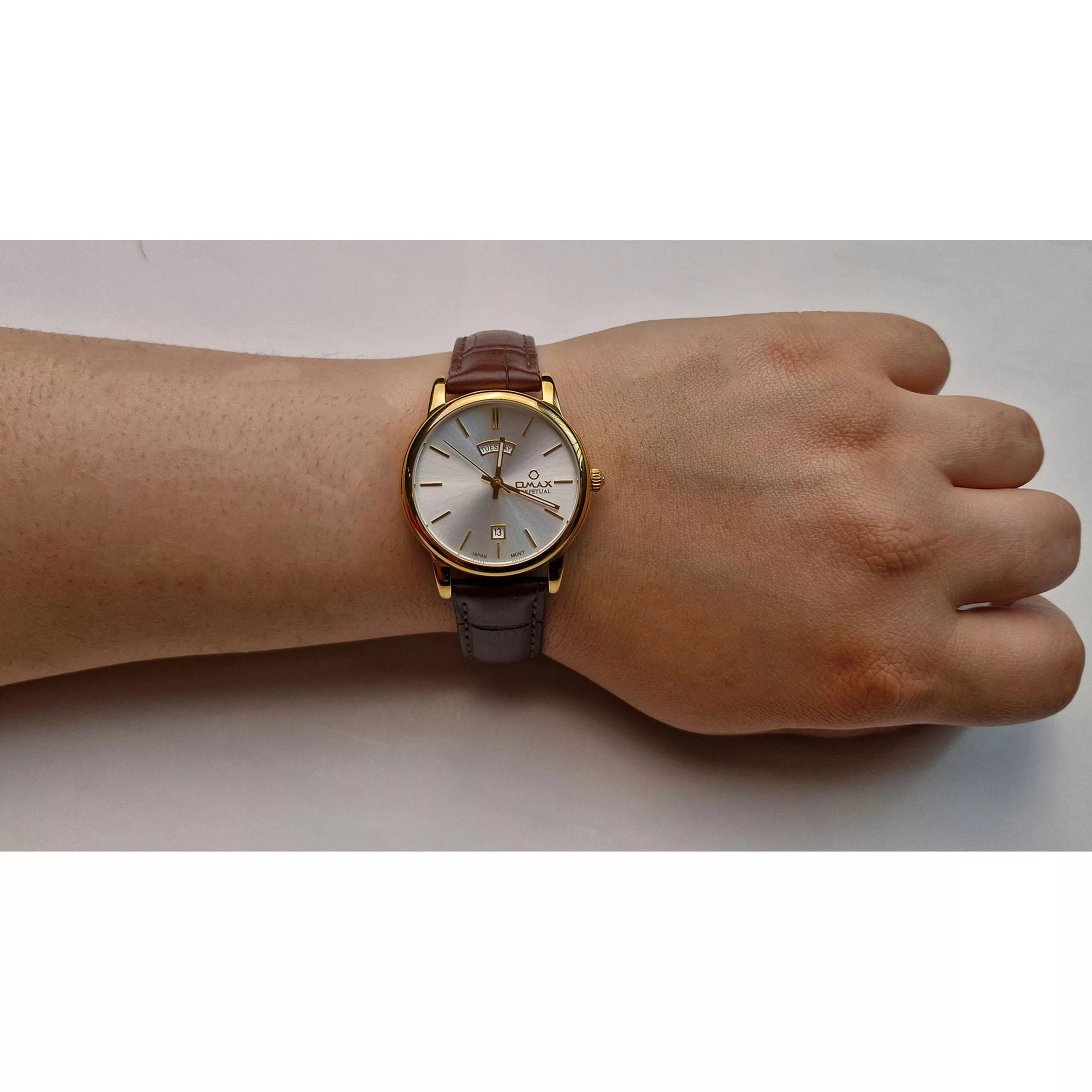 ساعت مچی عقربه‌ای کوارتز زنانه اوماکس مدل OOPL03G65IOO