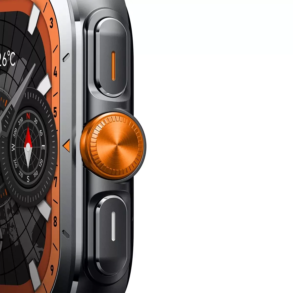 ساعت هوشمند 44 میلی متری گلوریمی مدل EMD GX TRACE با بند سیلیکونی