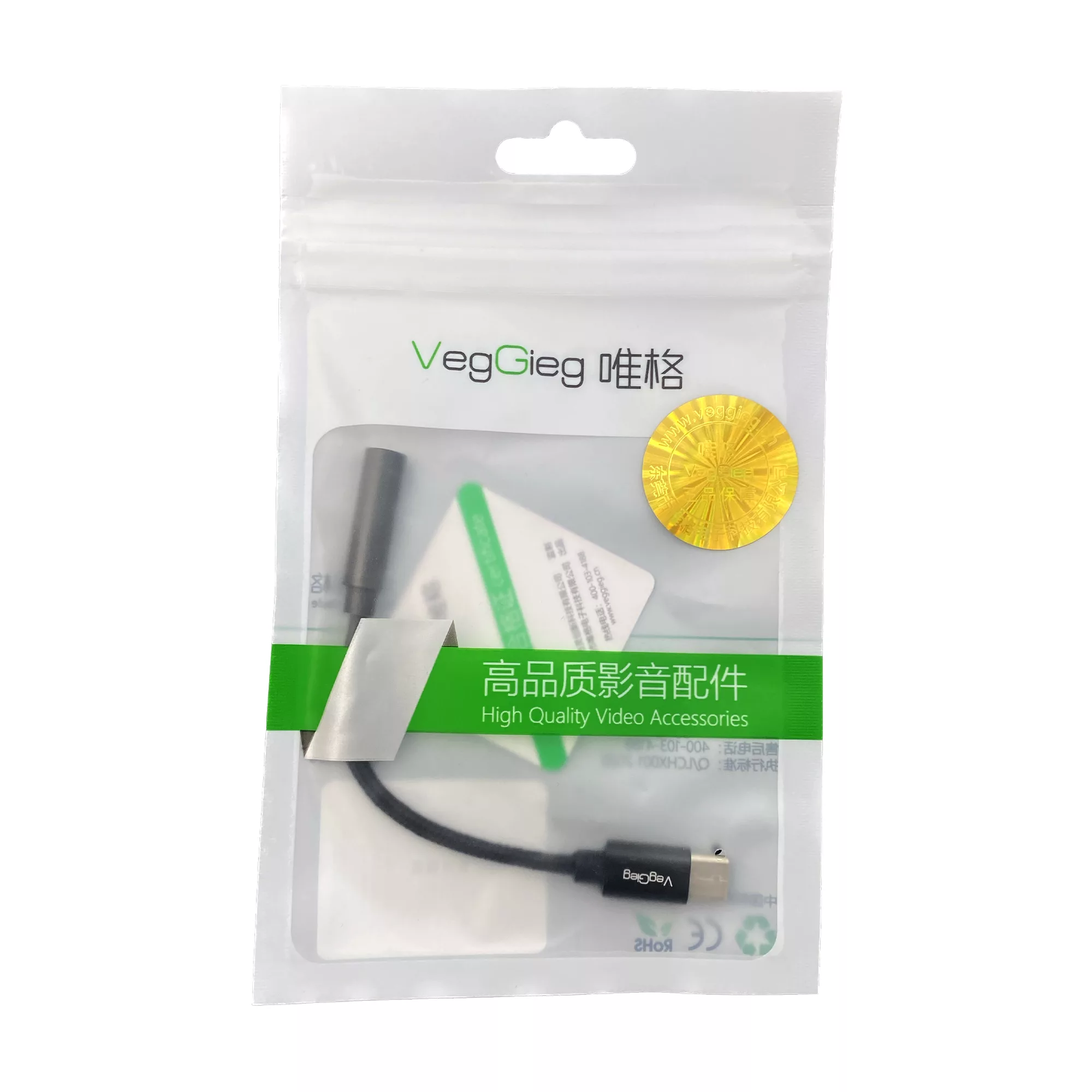 کابل تبدیل USB-C به AUX وگیگ مدل V-S103