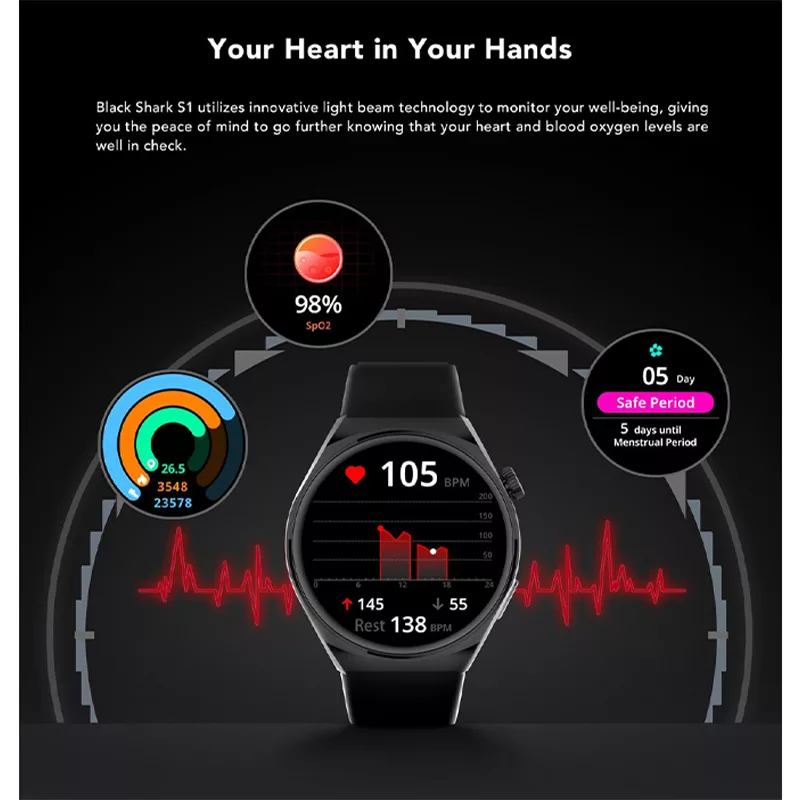 ساعت هوشمند بلک شارک مدل  S1