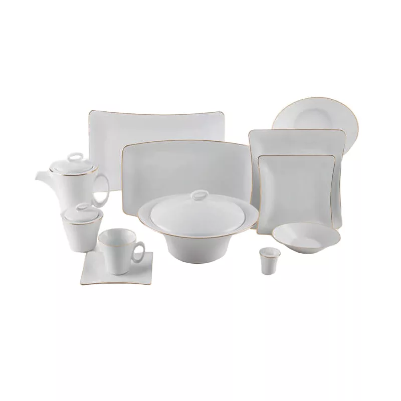 سرویس غذاخوری 97 پارچه زرین ایران سری وینچی مدل الیسه سمن