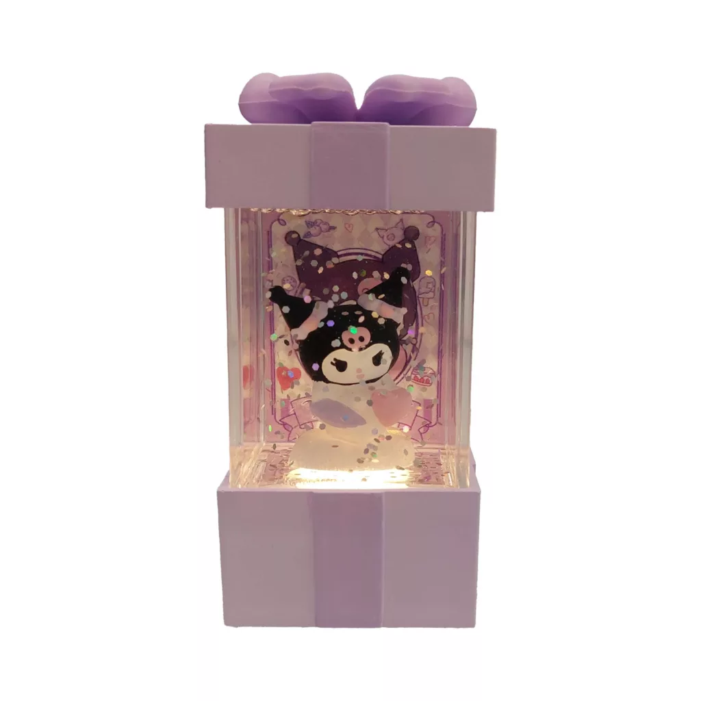 چراغ خواب کودک مدل آکواریومی اکلیلی کرومی طرح قلب