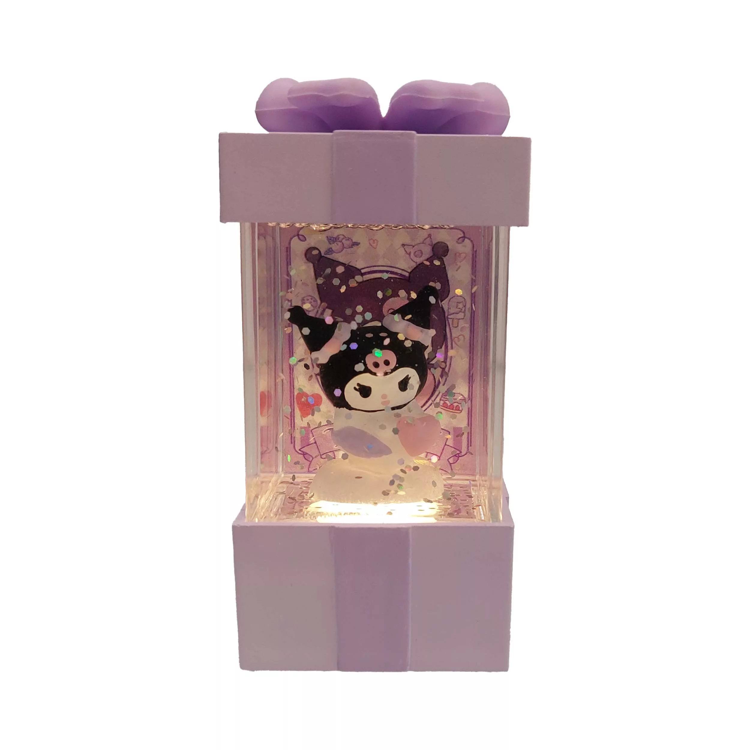 چراغ خواب کودک مدل آکواریومی اکلیلی کرومی طرح قلب