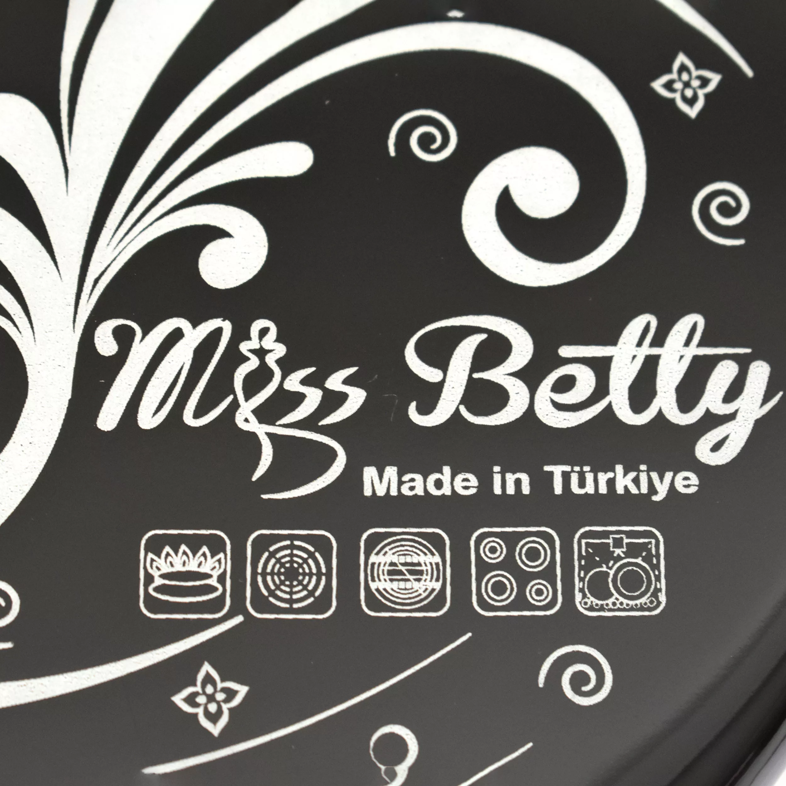 ست کتری و قوری میس بتی مدل Royal - siyah