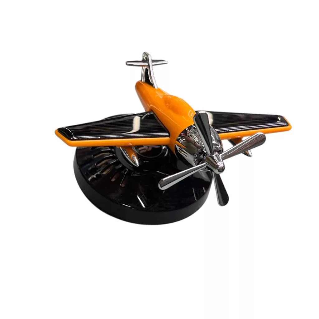 خوشبو کننده رو داشبوردی خودرو سولار چرخشی مدل هواپیمای دریفتی کد YELL