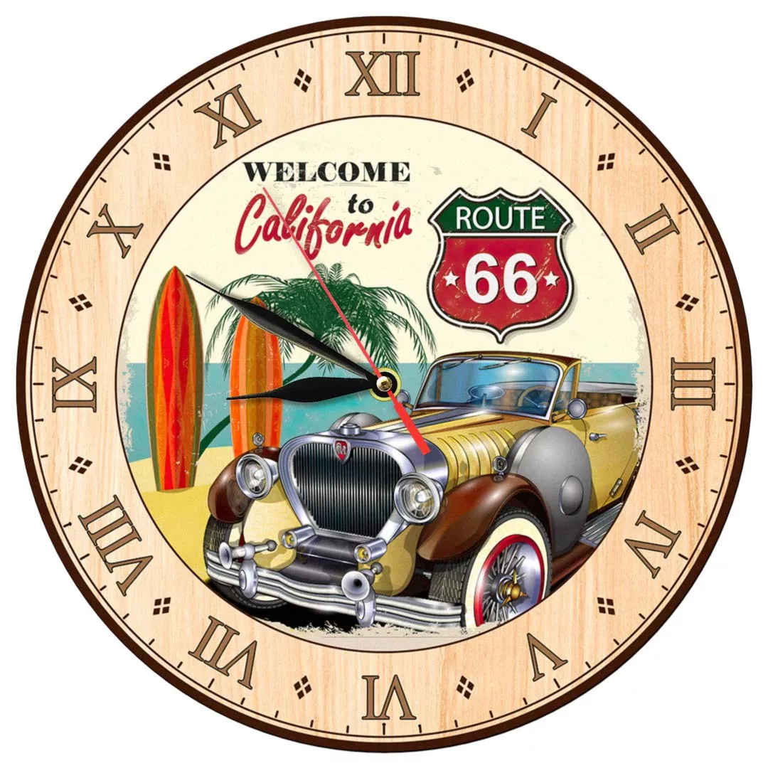 ساعت دیواری مدل 1390 ماشین قدیمی