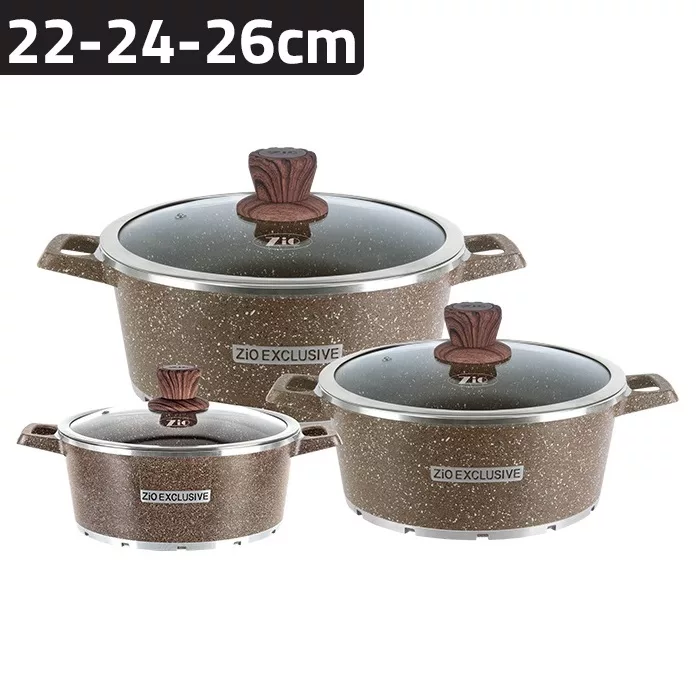 سرویس پخت و پز شش پارچه زیو مدل Z-8400-26