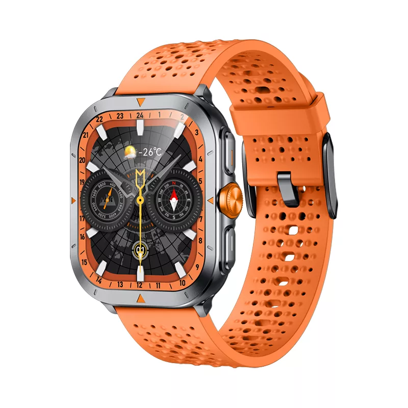 ساعت هوشمند 44 میلی متری گلوریمی مدل EMD GX TRACE با بند سیلیکونی