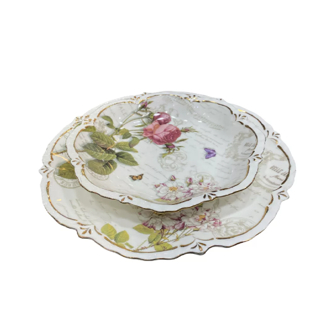 سرویس غذاخوری 12 پارچه لمونژ کد 300