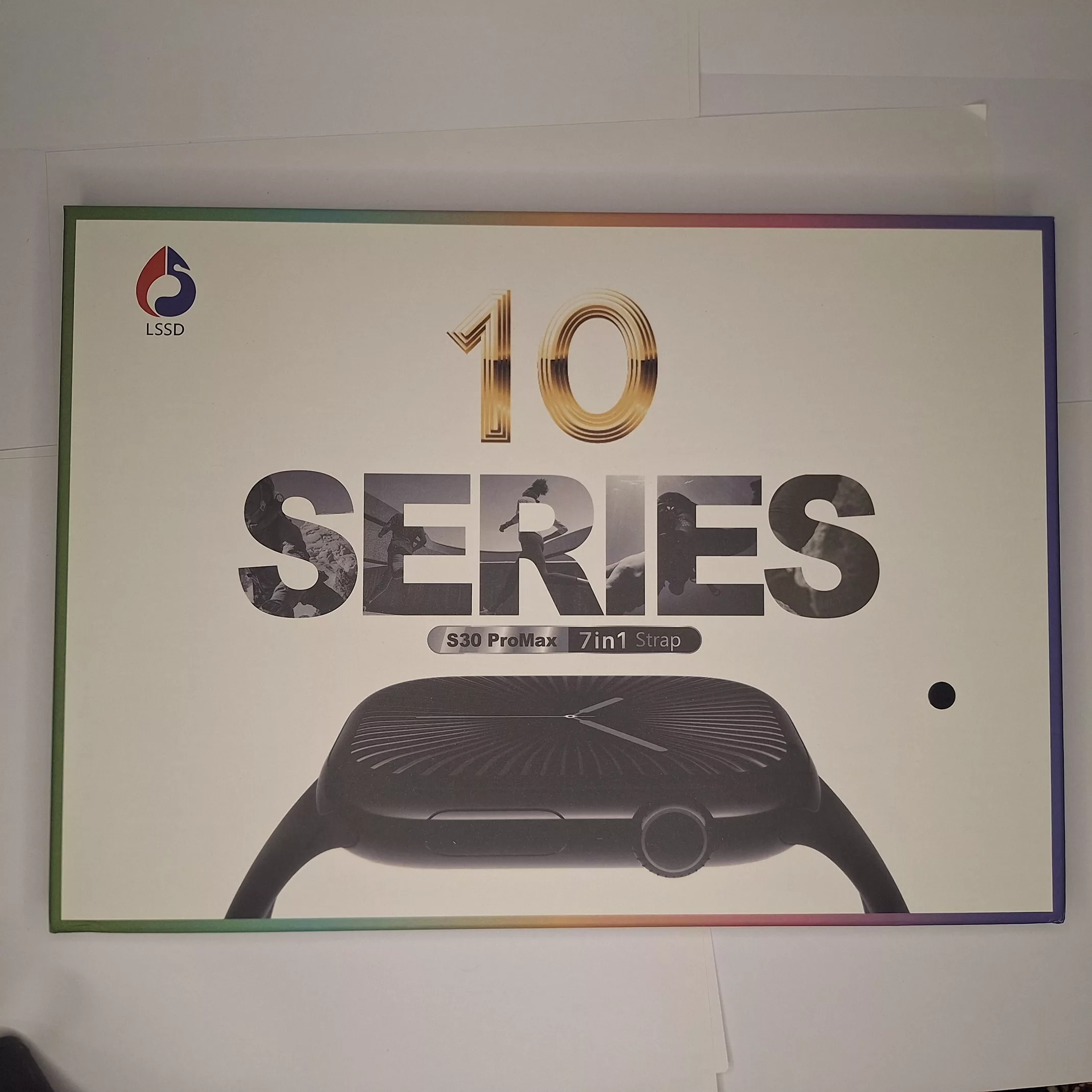 ساعت هوشمند ۴۴ میلیمتری مدل S30 pro با بند سیلیکونی به همراه ۶ بند متنوع