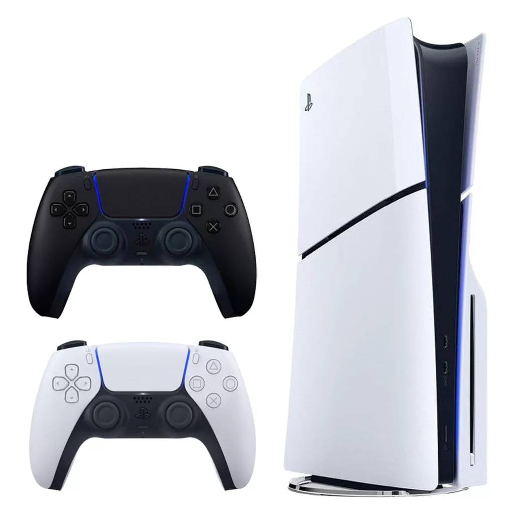 کنسول بازی سونی مدل PlayStation 5 Slim ظرفیت یک ترابایت ریجن 2000 آسیا به همراه دسته اضافی