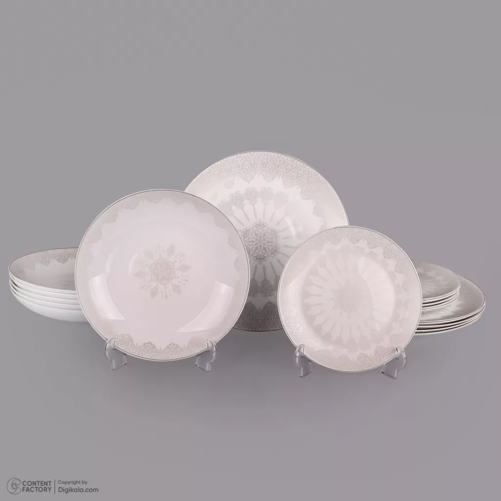 سرویس غذاخوری 18 پارچه 6 نفر شانی مدل  1041