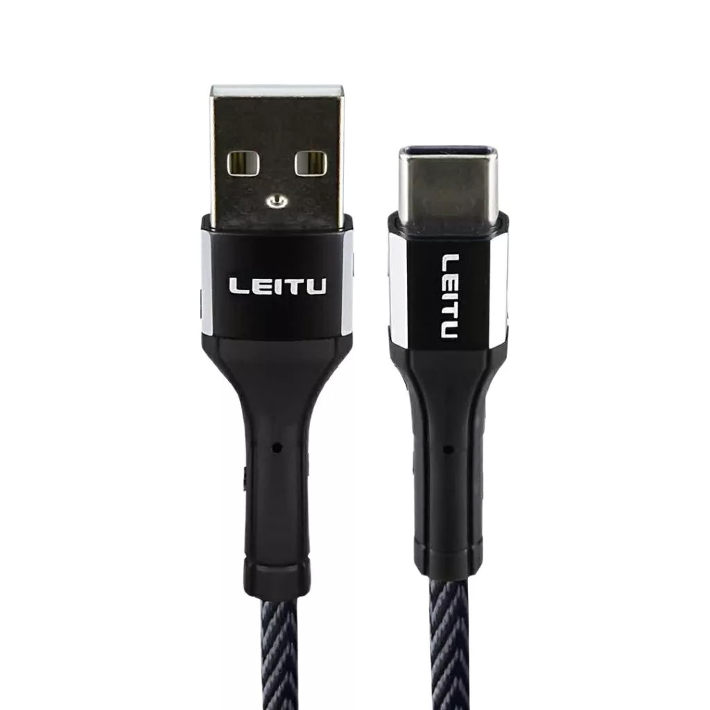 کابل تبدیل USB به USB-C لیتو مدل LD9 طول 1 متر