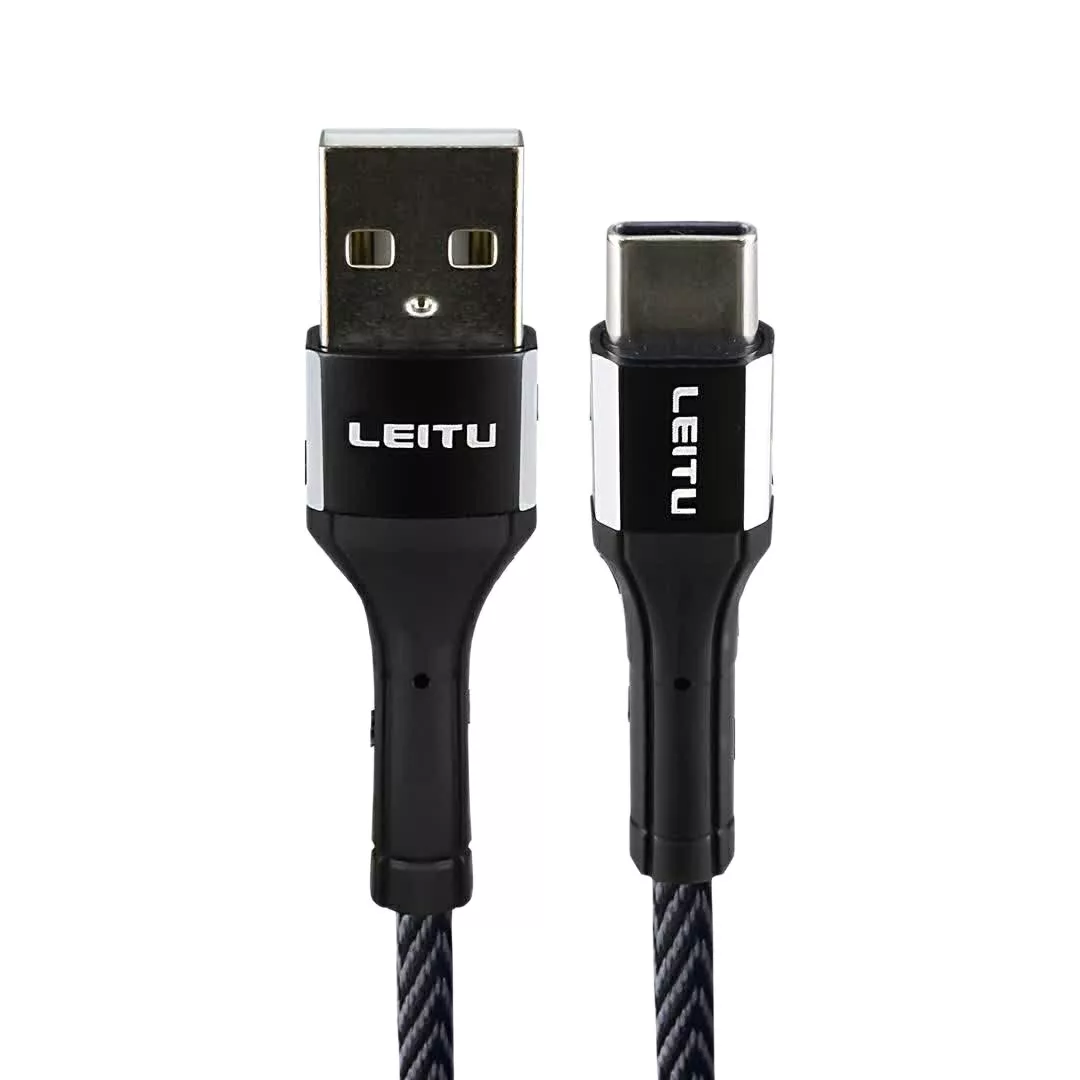 کابل تبدیل USB به USB-C لیتو مدل LD9 طول 1 متر