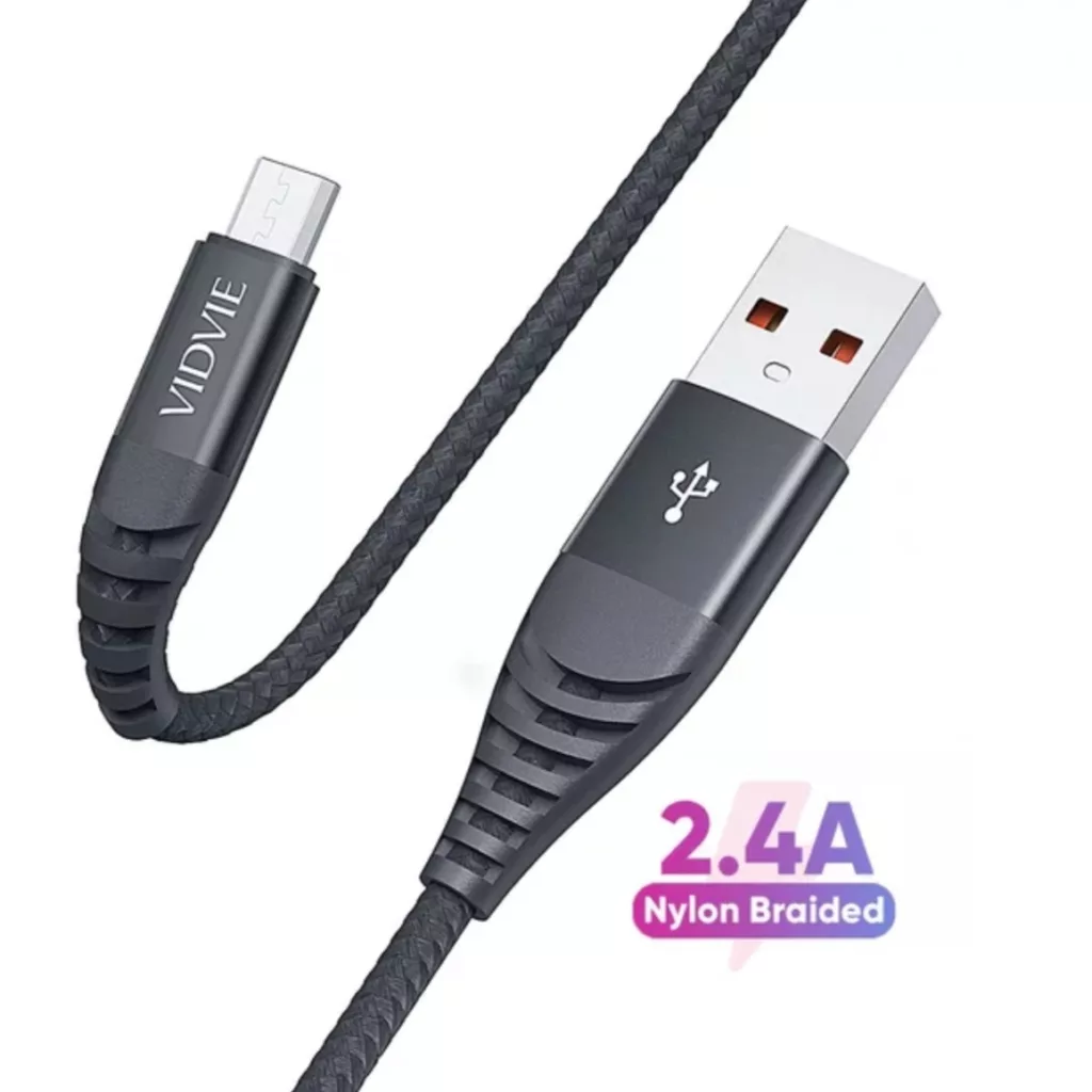 کابل شارژر USB به MicroUSB ویدوی مدل CB491V طول 1.2 متر