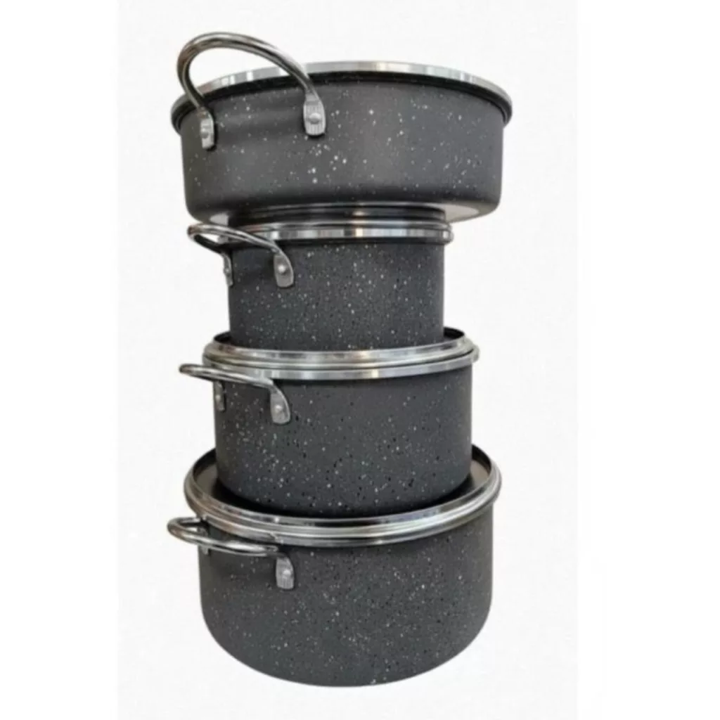 سرویس قابلمه و تابه گرانیتی 7 پارچه فرموک طرح ایفل