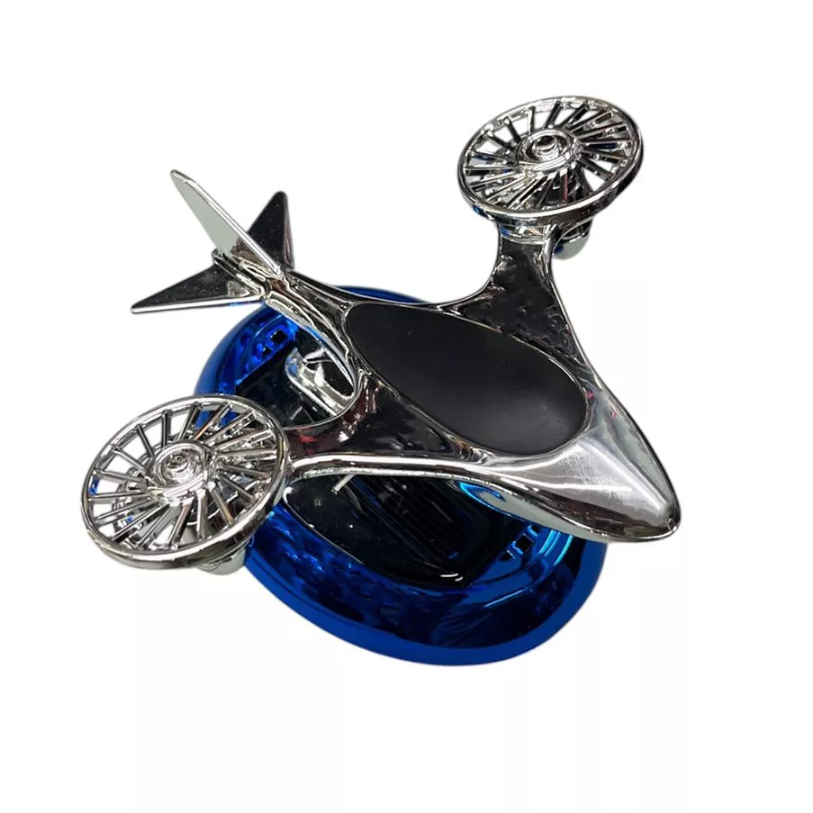 خوشبو کننده رو داشبوردی خودرو مدل سولار چرخشی طرح فضاپیما کد BLE