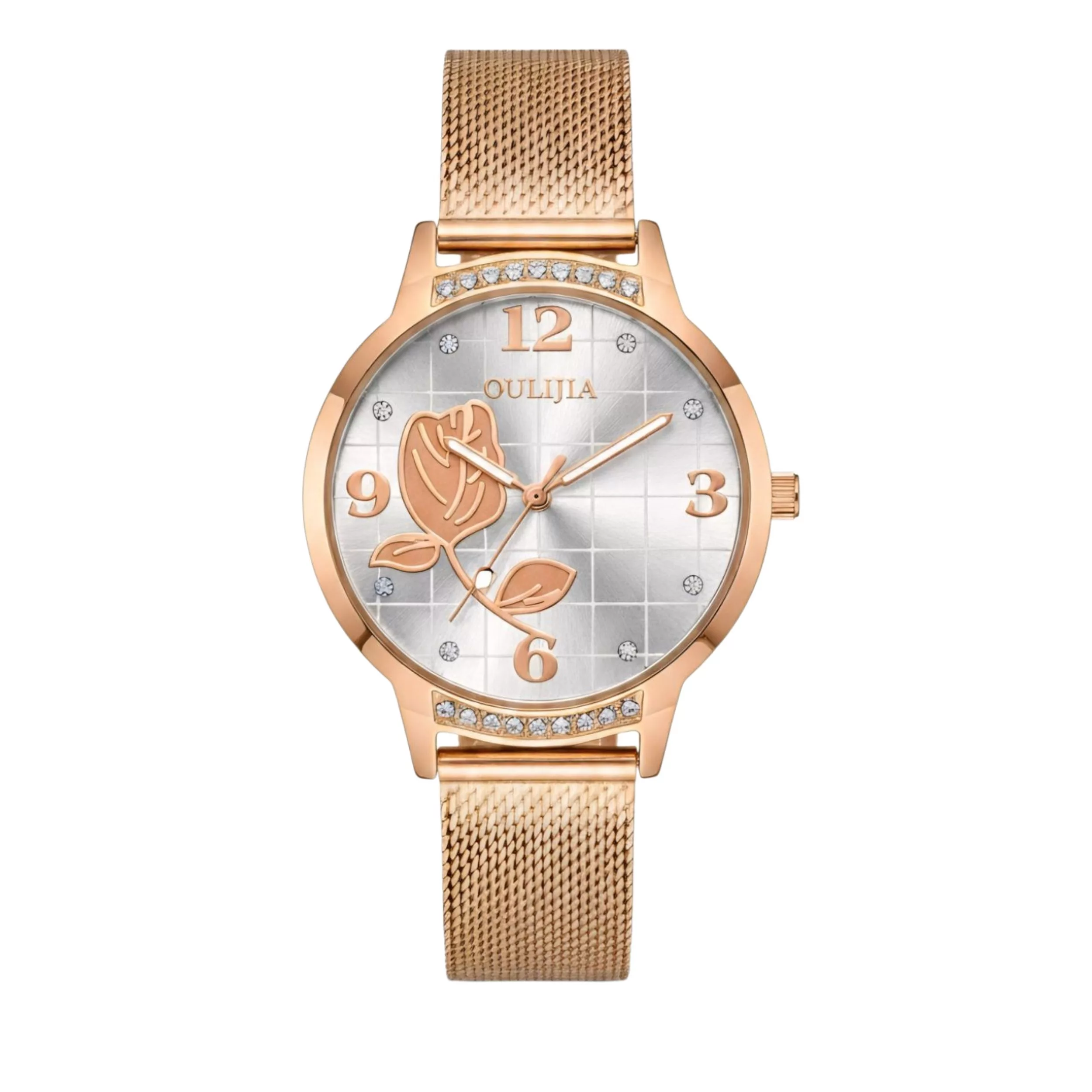 ساعت مچی عقربه‌ای کوارتز زنانه مدل بند حصیری کد nls-1056