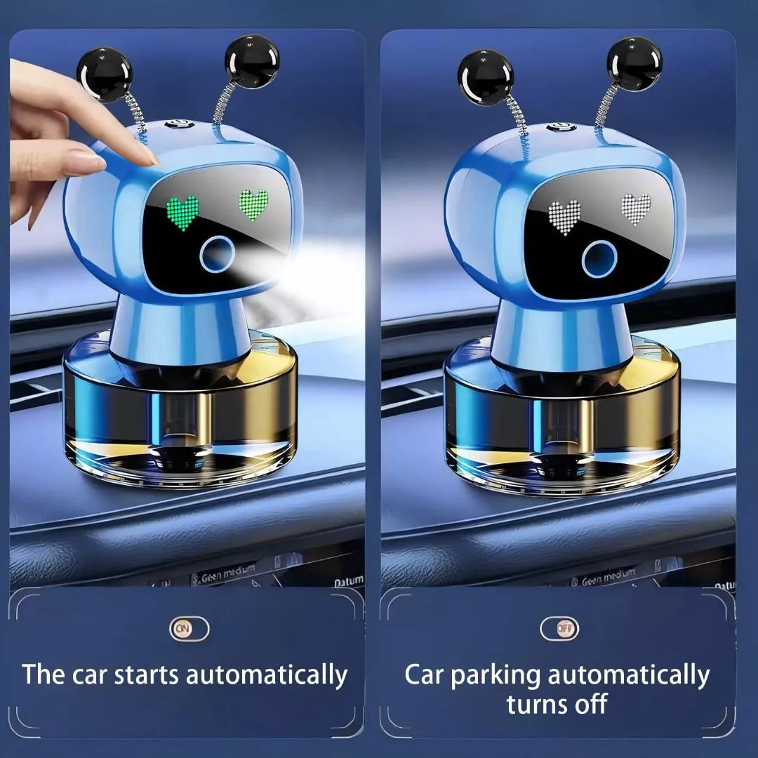 خوشبو کننده هوشمند خودرو طرح ربات کد blu01