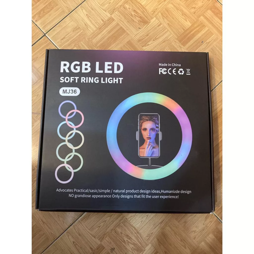 رینگ لایت مدل rgb mj36 کد 196