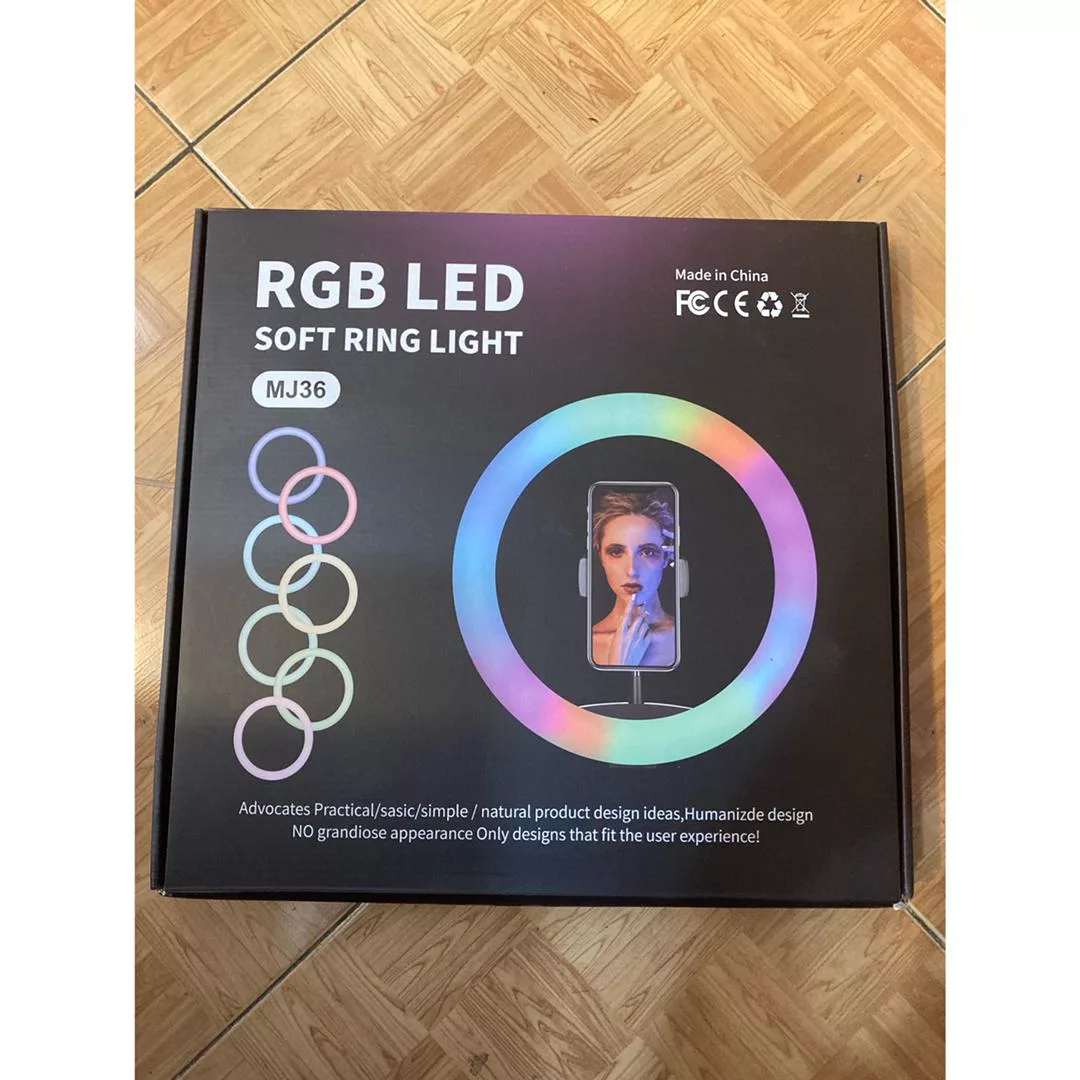 رینگ لایت مدل rgb mj36 کد 196