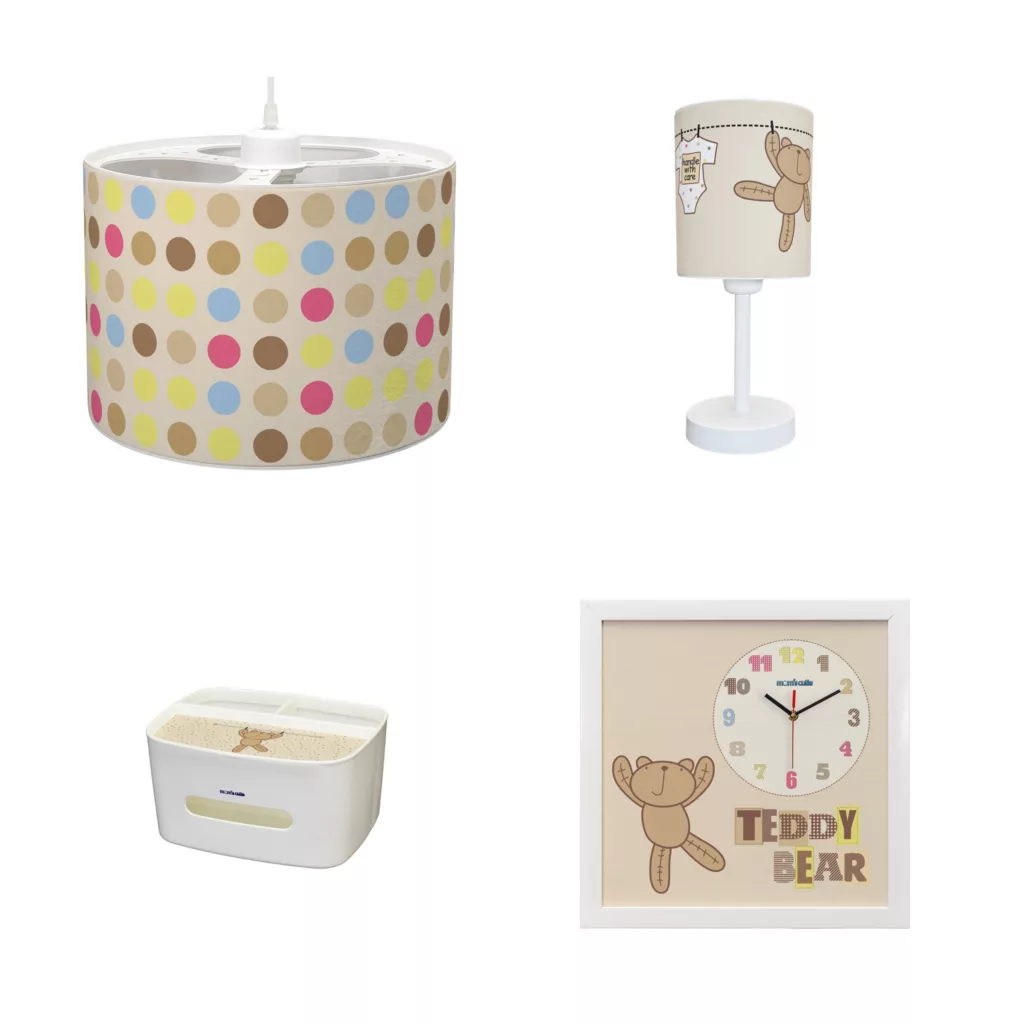 ست لوستر کودک مامز کیوتی مدل PL-27 بسته 4 عددی