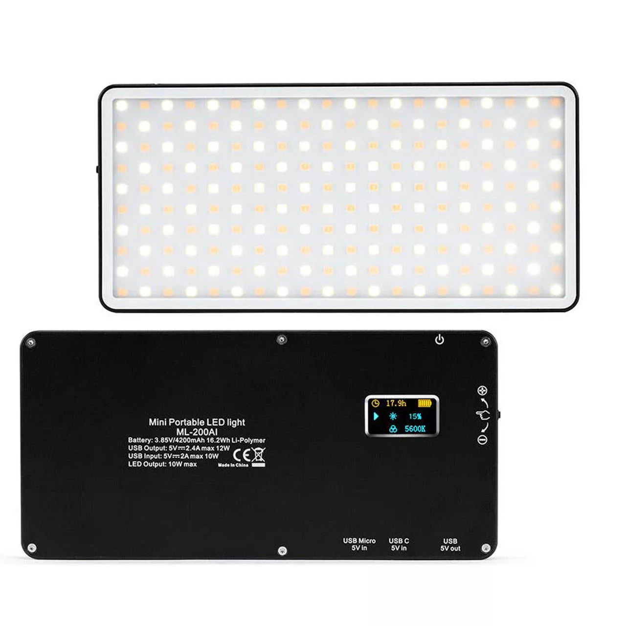 نور ثابت ال ای دی مکس لایت مدل ML-200AI کد 196