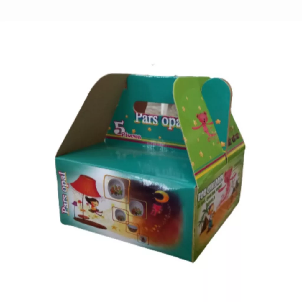 سرویس غذاخوری 5 تکه کودک پارس اپال طرح پرنسس کد 771