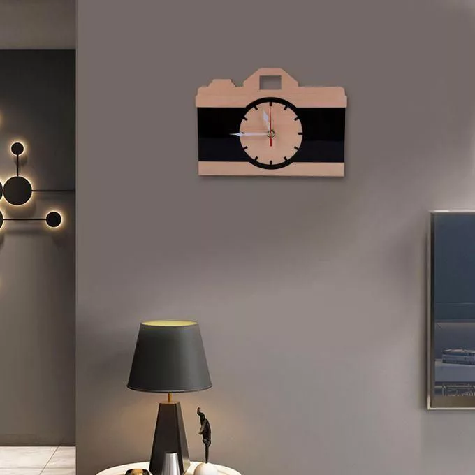 ساعت دیواری مدل دوربین عکاسی کد C61