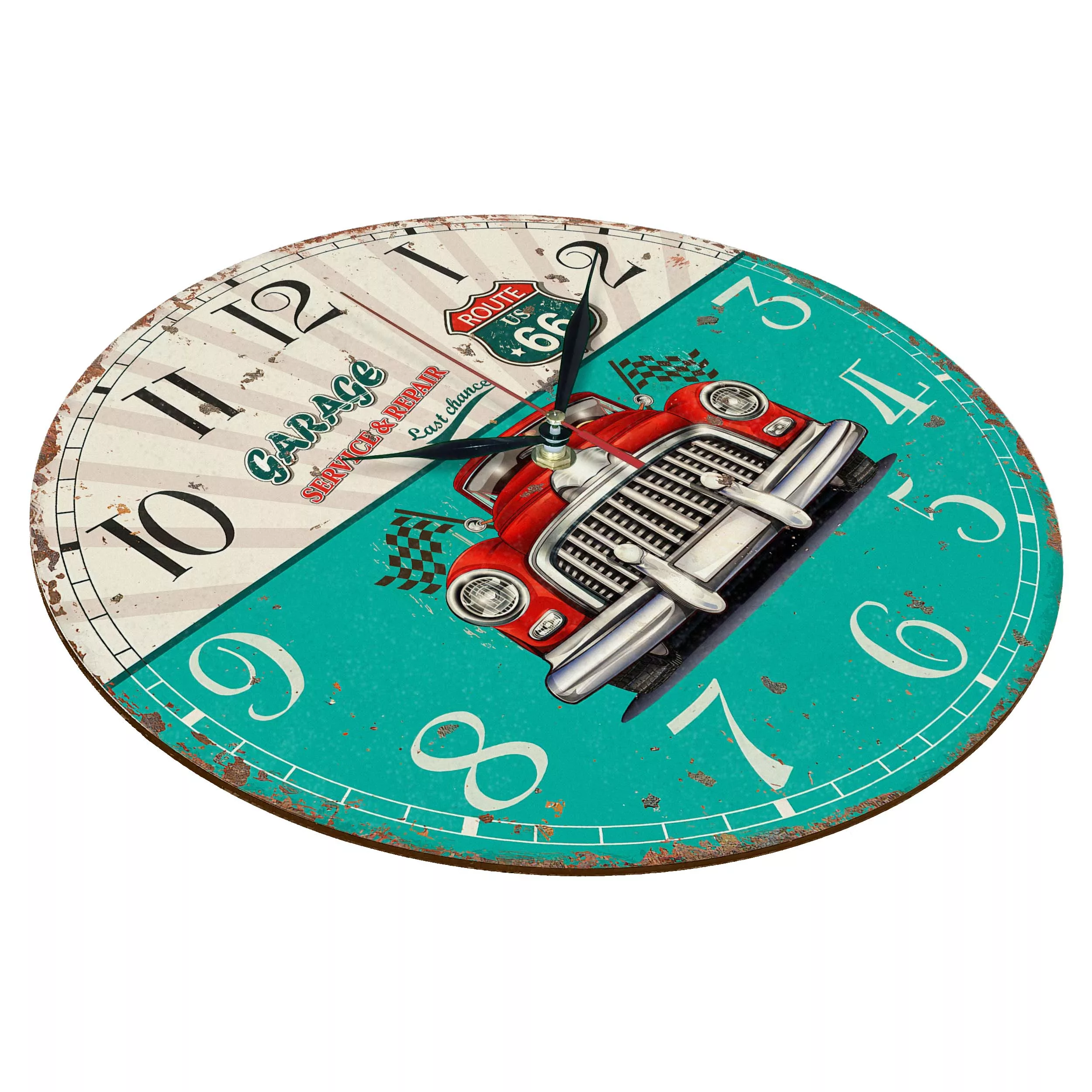 ساعت دیواری مدل 1114 طرح ماشین قدیمی