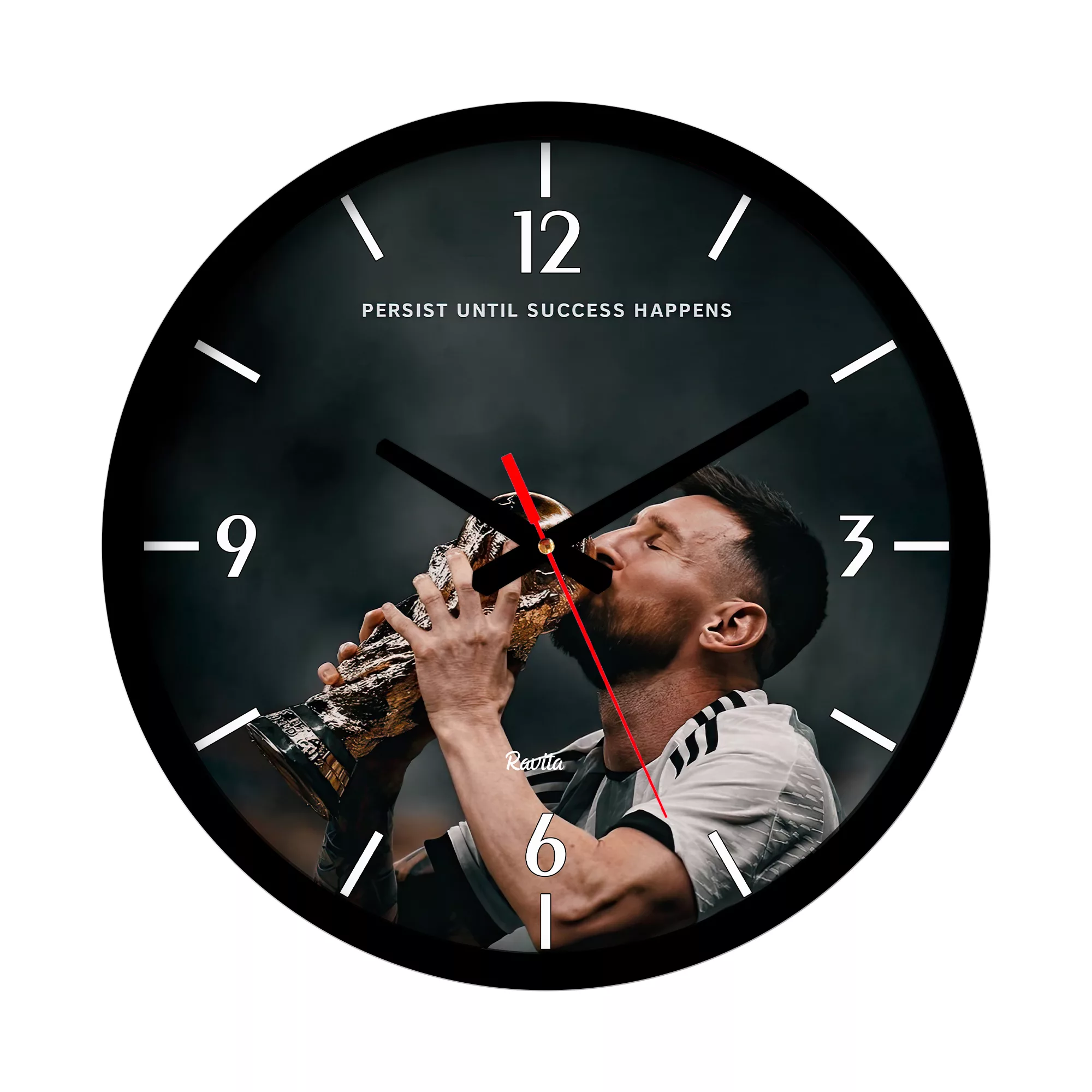 ساعت دیواری کوارتز راویتا مدل مسی کد 3704