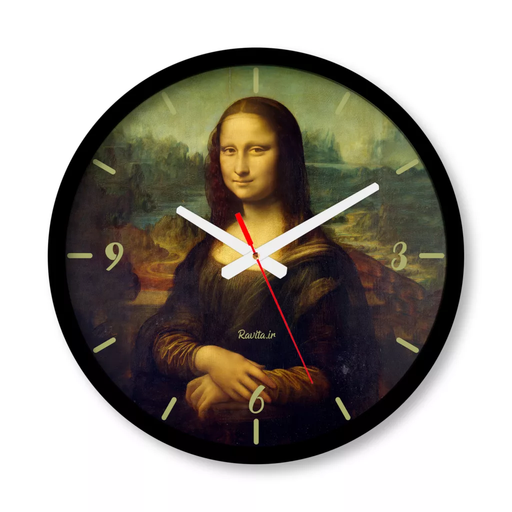 ساعت دیواری راویتا مدل مونالیزا کد 3555