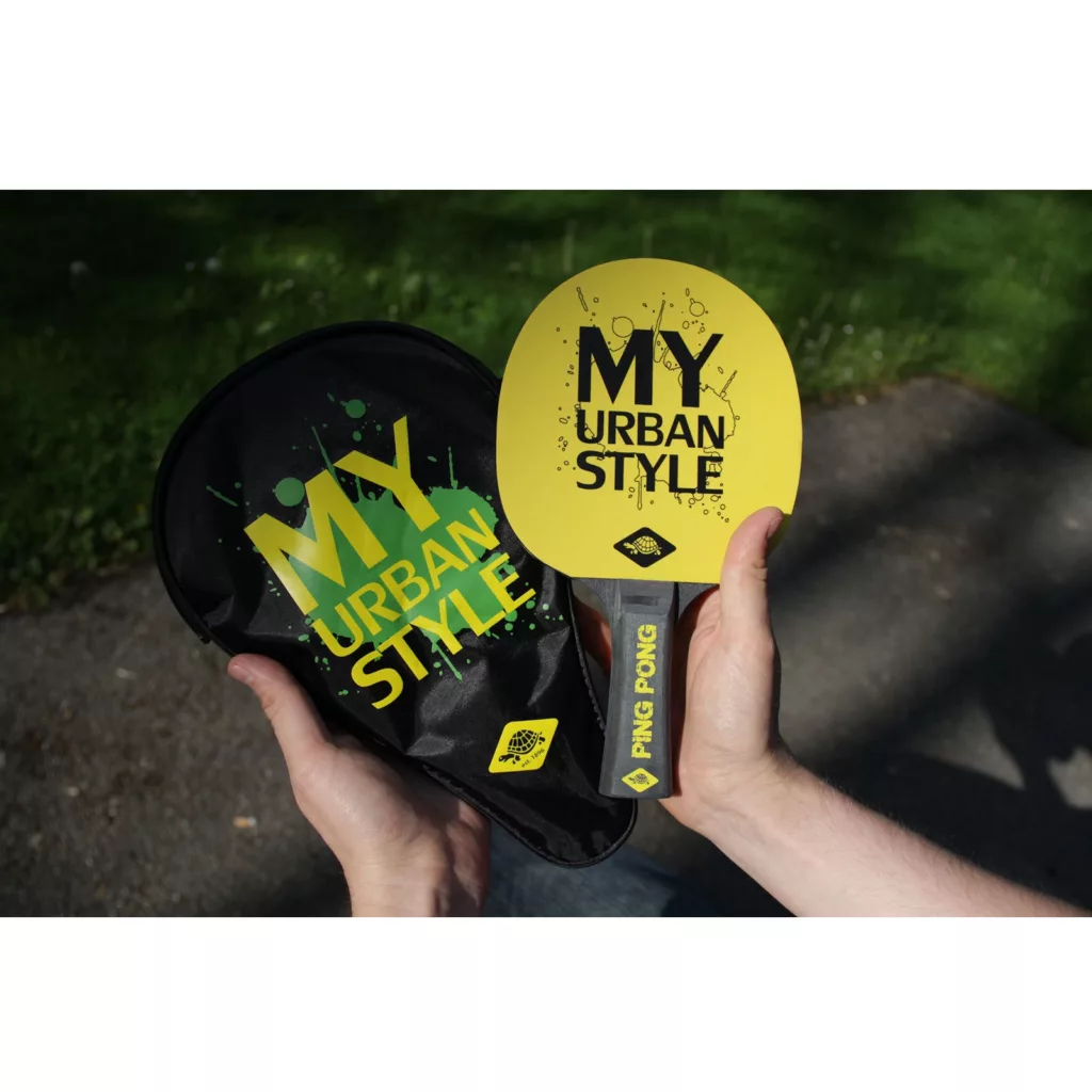 راکت پینگ پنگ شیلدکروت مدل My urban به همراه کاور راکت و توپ بسته 3 عددی