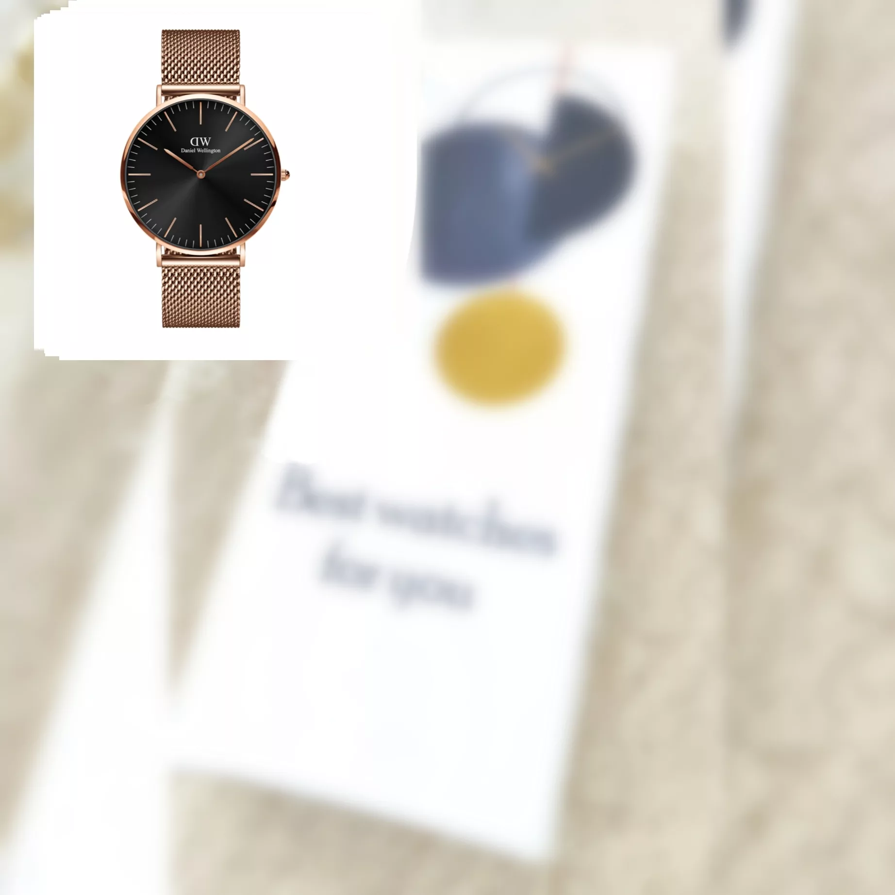 ساعت مچی عقربه ای زنانه  مدل بند حصیری کد DW1