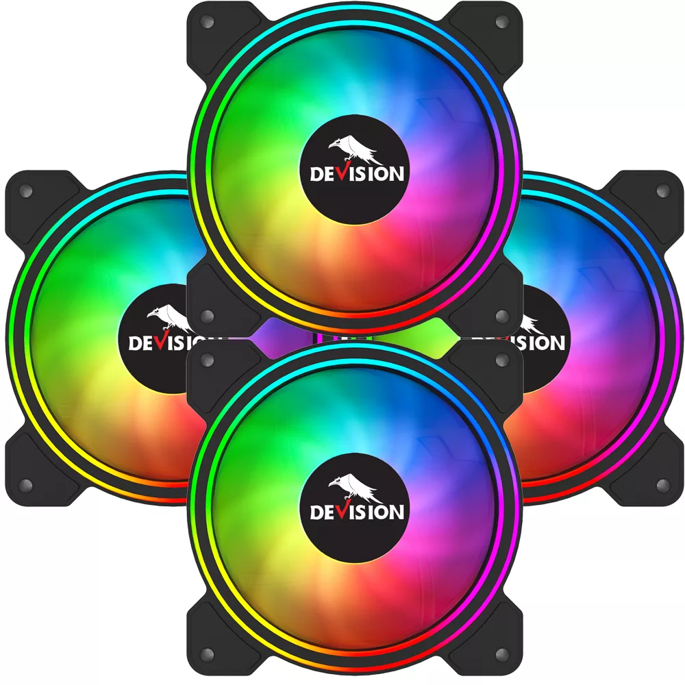 فن کیس دیویژن مدل Infinity-ECO بسته 4 عددی