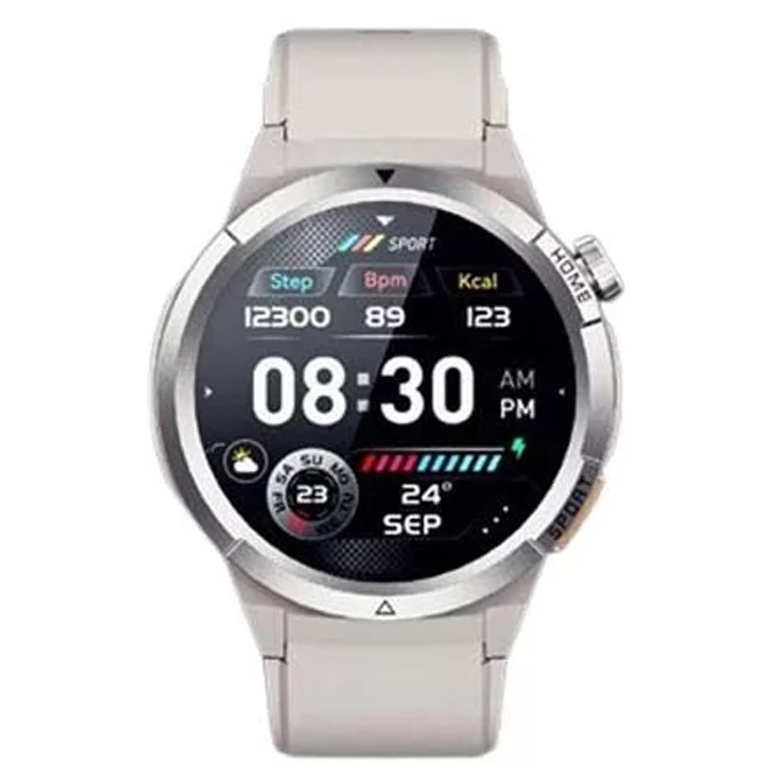 ساعت هوشمند 46 میلی‌متری کیو سی وای مدل Active GX با بند سیلیکونی