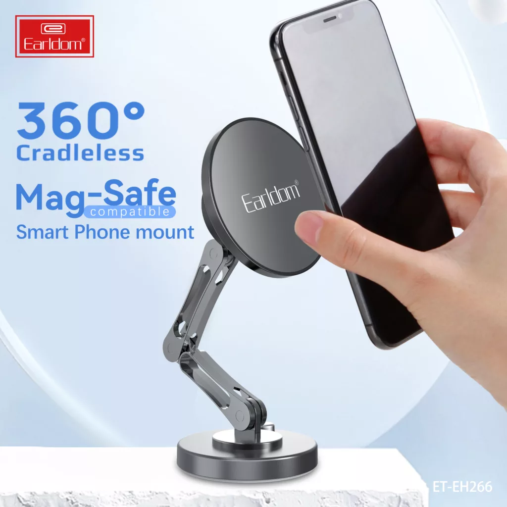 پایه نگهدارنده گوشی موبایل ارلدام مدل 360Cradleless EH266