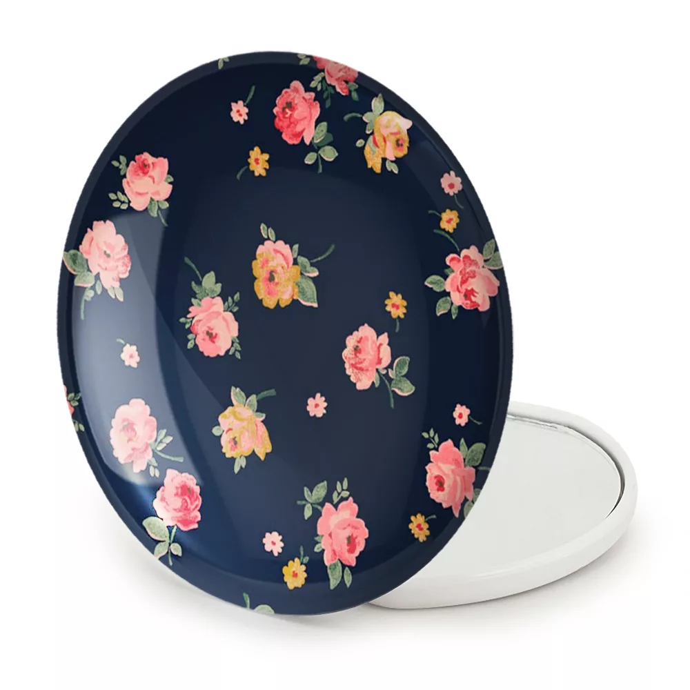 آینه جیبی خندالو طرح گل گلی مدل تاشو کد 29019