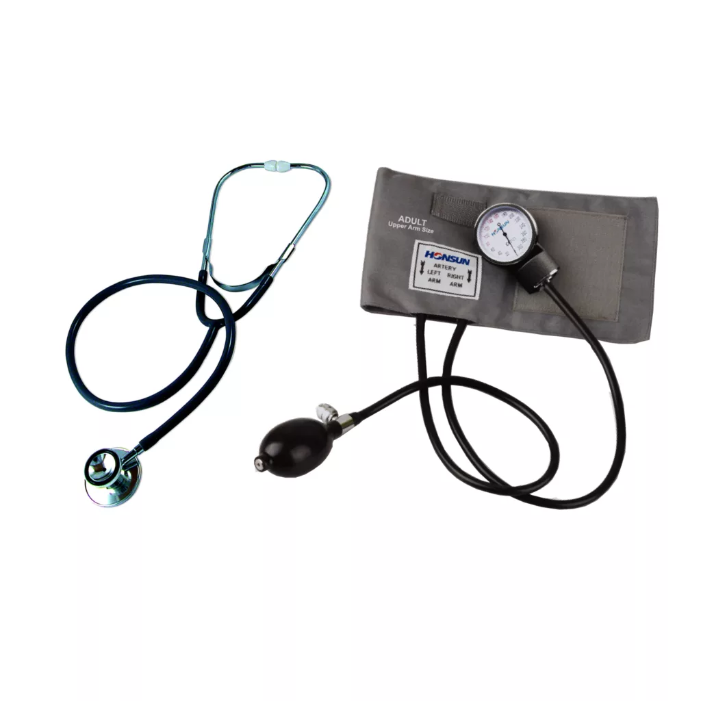 فشار سنج عقربه ای هونسان مدل HS-20A به همراه گوشی طبی مدل HS