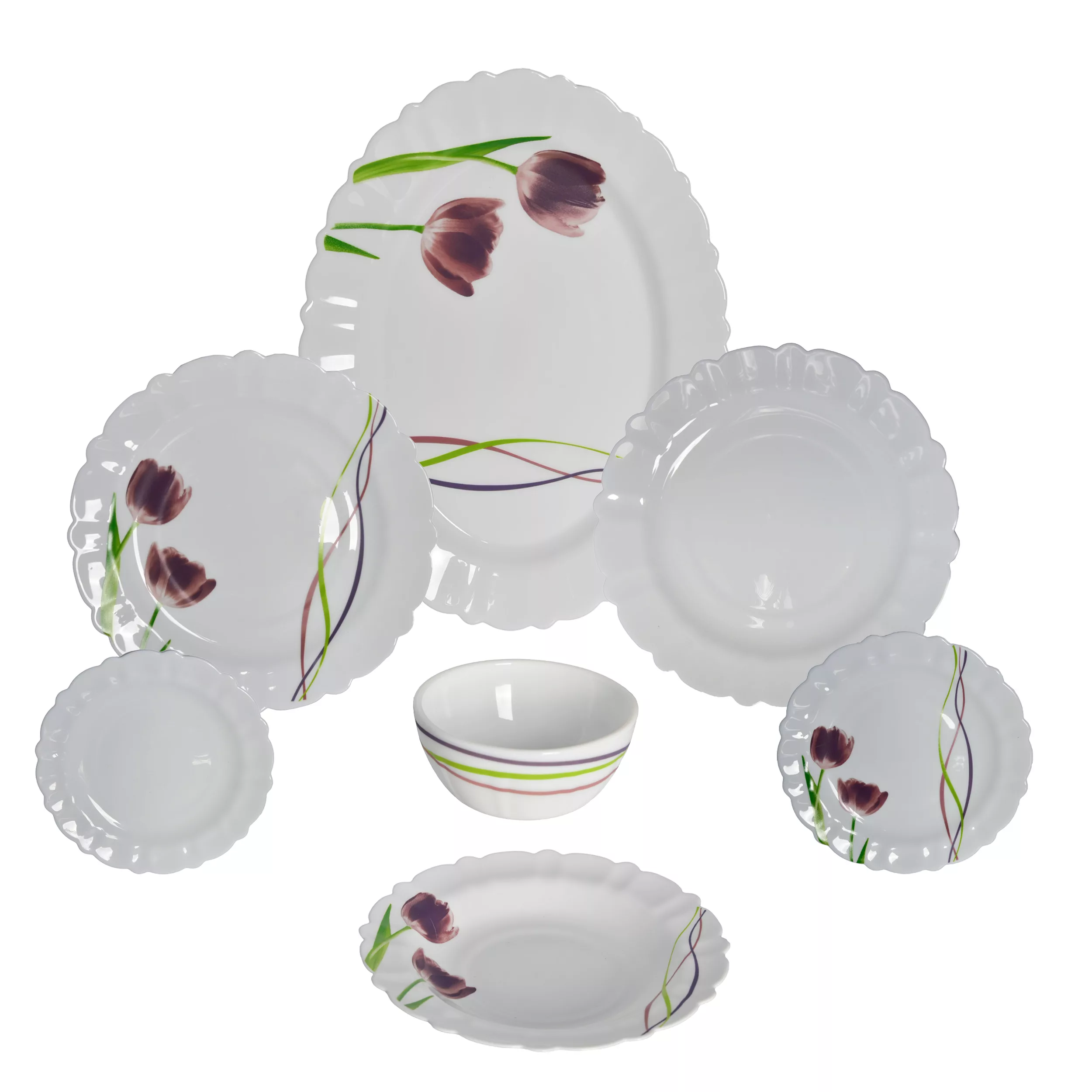 سرویس غذا خوری 27 پارچه آیروپال مدل لورنزا