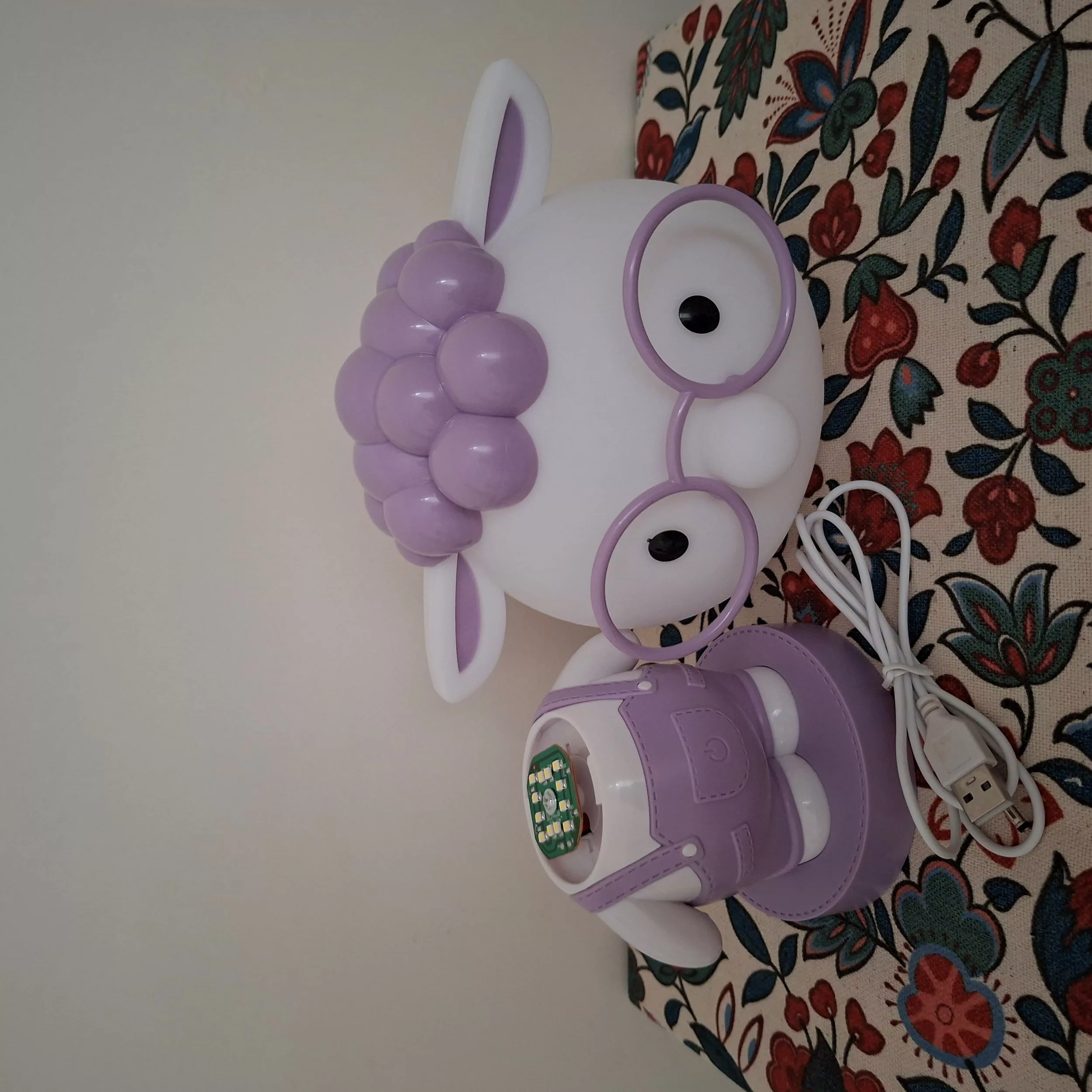 چراغ خواب اتاق کودک مدل گوسفند عینکی