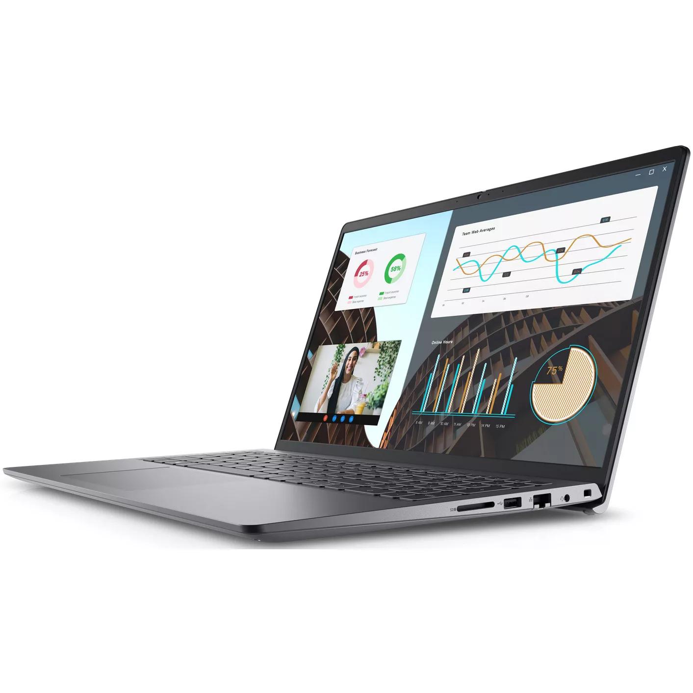 لپ تاپ 15.6 اینچی دل مدل Vostro 3530-i7 1355U-8GB DDR4 2667MHz-512GB SSD-IPS 120Hz