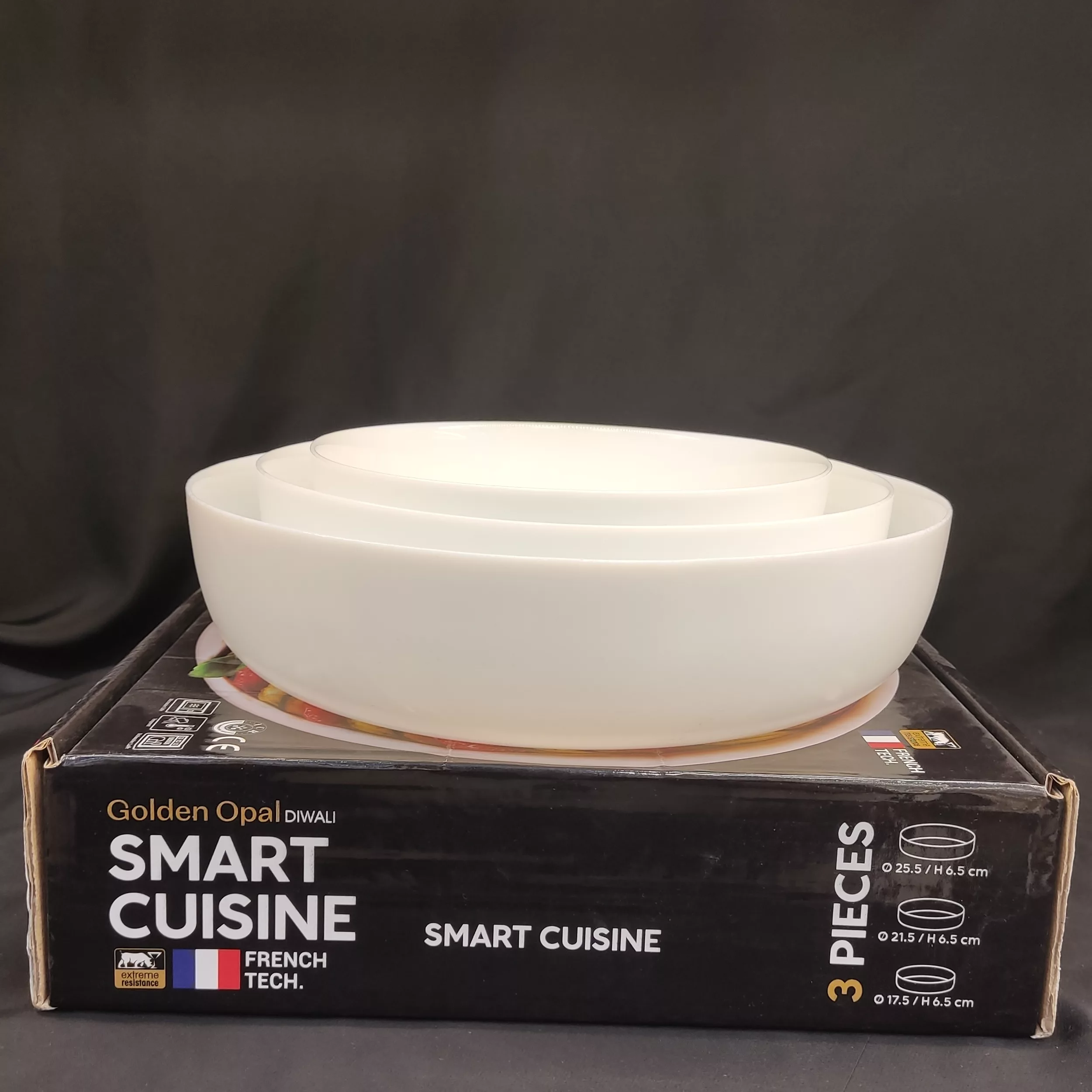 سرویس غذاخوری 3 پارچه 1 نفر گلدن اوپال مدل دیوالی کد 235