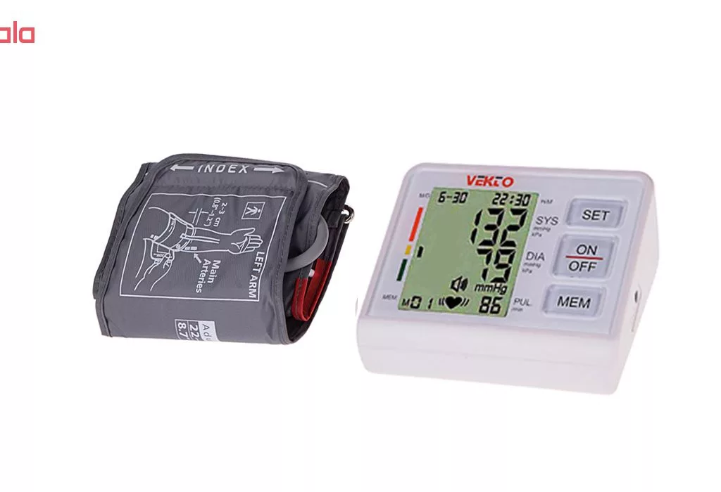 فشارسنج دیجیتال بازویی وکتو مدل PG-800B15S به همراه ترمومتر دیجیتال