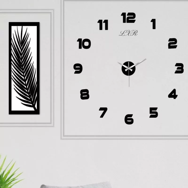 ساعت دیواری اِلیکسار مدل مانیا کد S104 به همراه تابلو