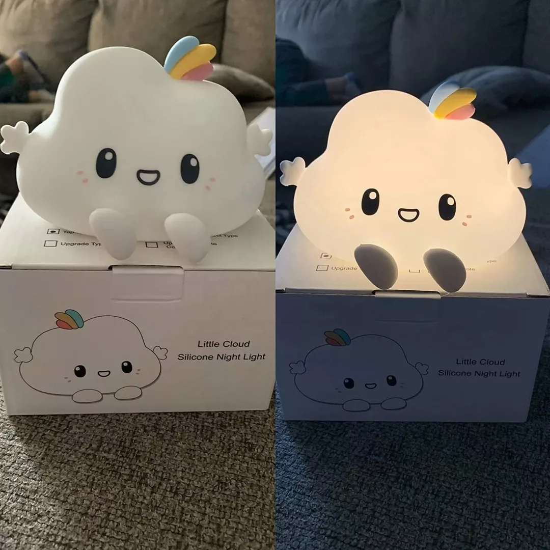 چراغ خواب کودک طرح ابر مدل WH-A12