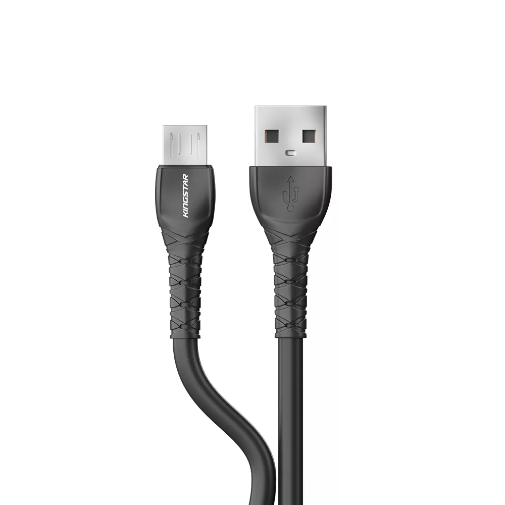 کابل تبدیل USB به microUSB کینگ استار مدل K520A طول 0.25 متر