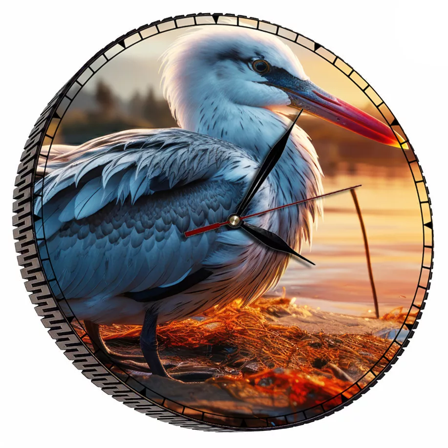 ساعت دیواری مدل پرنده