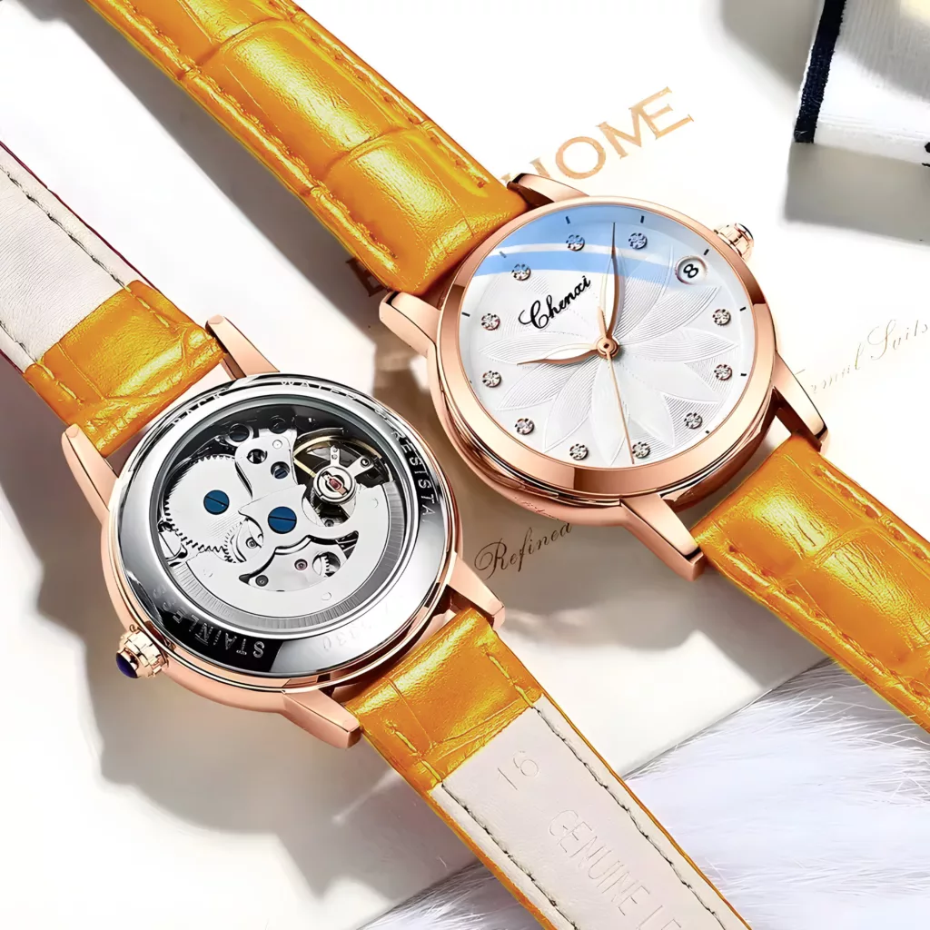 ساعت مچی عقربه‌ای اتوماتیک زنانه چنکسی مدل CH8833-SEK04