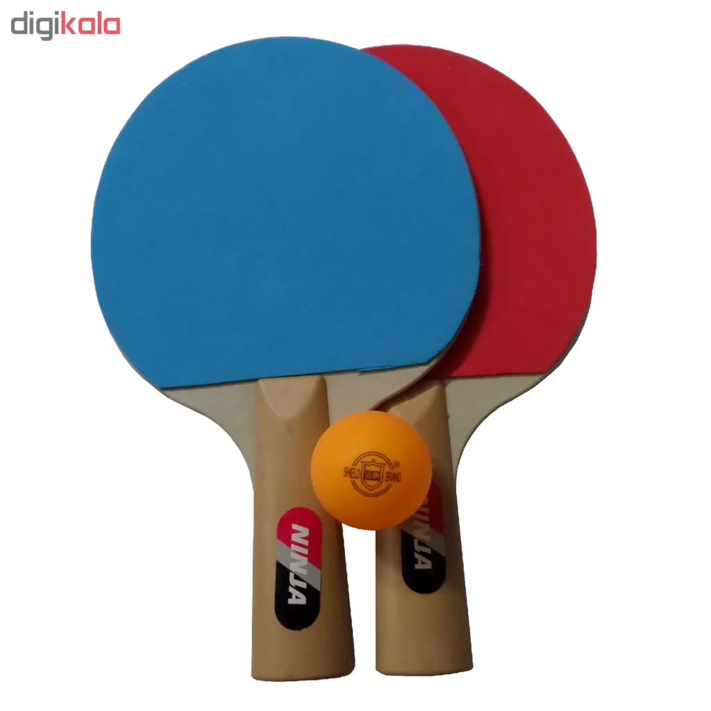 راکت پینگ پنگ نینجا کد p12 بسته 2 عددی به همراه توپ